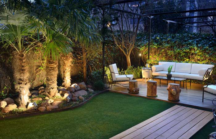 Ideas de iluminación para porches, terrazas y jardines