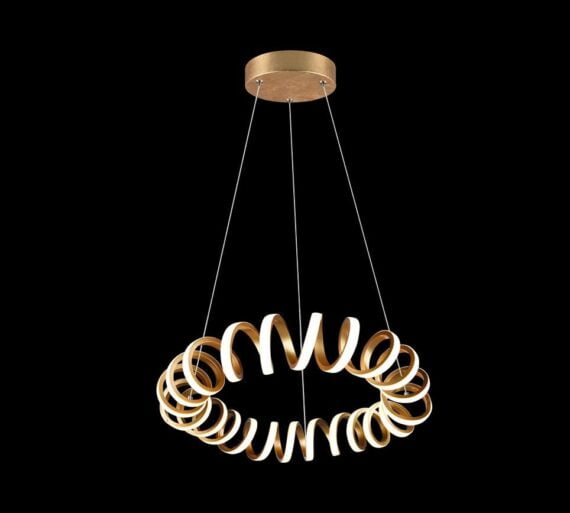 LUMINARIA DECORATIVA EN ESPIRAL