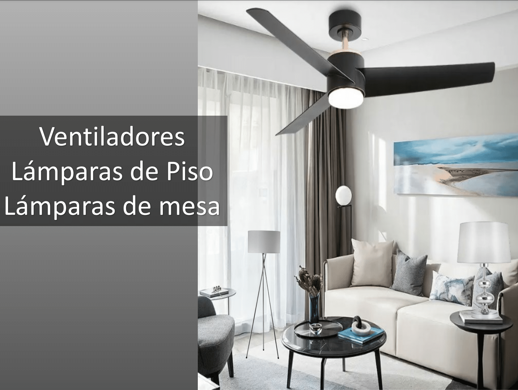 Ventiladores de Techo con Luz